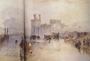Joseph Mallord William Turner Caernarvon Castle,Wales (mk31) oil on canvas